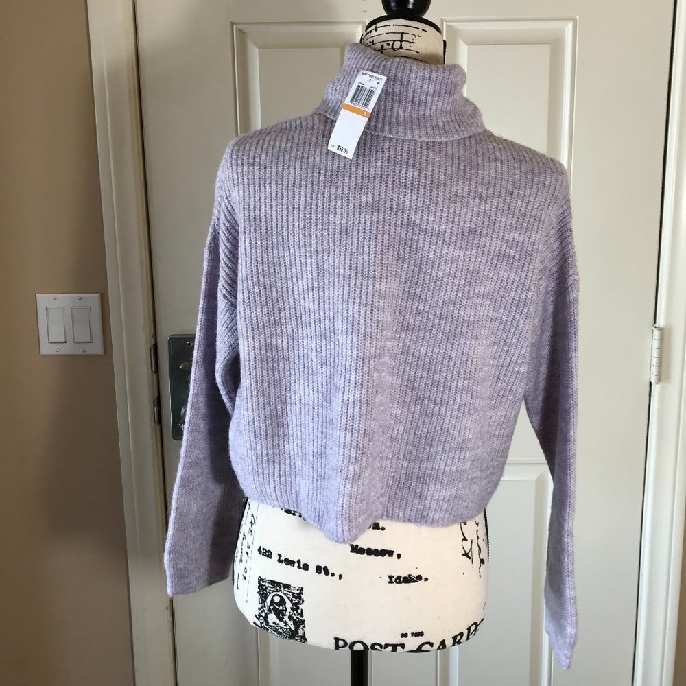 NWT SUN + MOON Long Sleeve BOXY Turtleneck Sweater - Picture 4 of 4